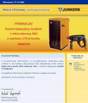 Onyx - zrealizowane projekty :: Newsletter Junkers